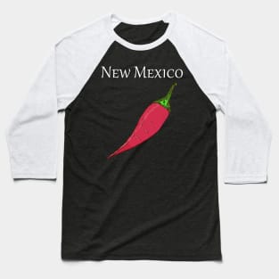 Red hot pepper as you would see in New Mexico Baseball T-Shirt